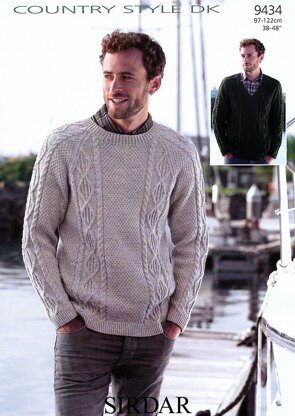 Sweaters in Sirdar Country Style DK - 9434