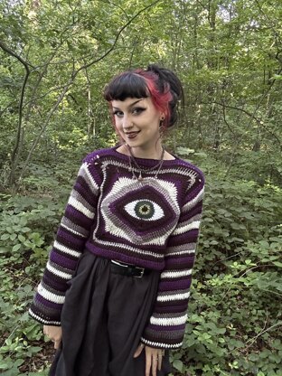 Whimsical Eye Jumper