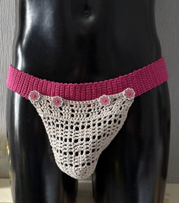 Bead Mesh Pouch Briefs