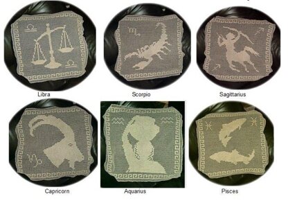 Zodiac signs bedspread