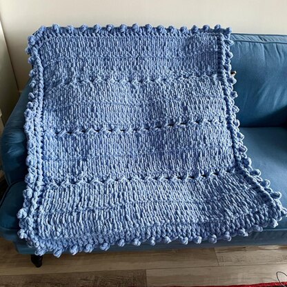 Pom-Pom Baby Blanket