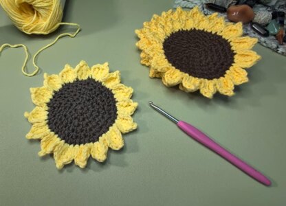 Sunflower Coasters