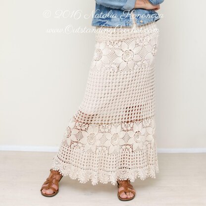 Tiered Maxi Skirt