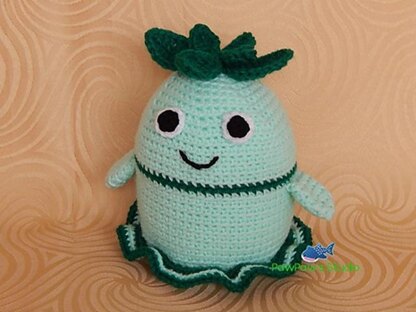 Amigurumi Mint Monster Pattern No.21