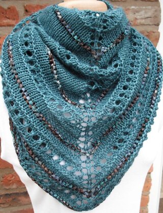 Shimmering seas shawl