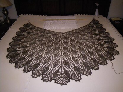 Night Blooms Shawl