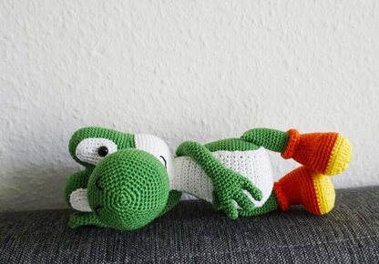 Amigurumi Häkelanleitung Yoshi