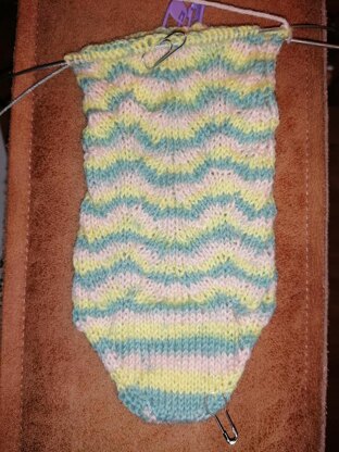 Mock Horseshoe Cable Socks