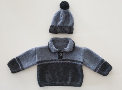 Baby jumper and beanie