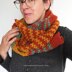 Pumpkin Spice Moss Scarf