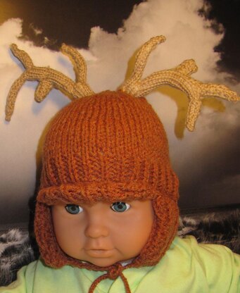 Baby Deerstalker Beanie Hat