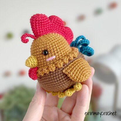 Andre the Rooster Amigurumi Crochet Pattern