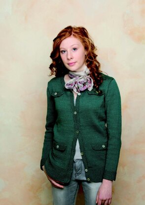 Poppy Cardigan in Rowan Cotton Glace - Downloadable PDF