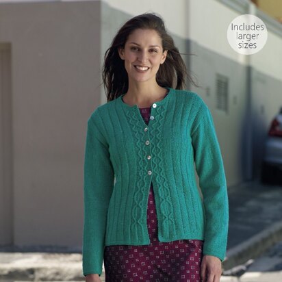 Cardigan in Sirdar Country Style 4 Ply - 7839- Downloadable PDF