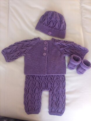 Dusky Lilac Baby Set