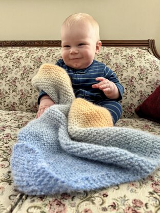 EASY KNIT Baby Blanket