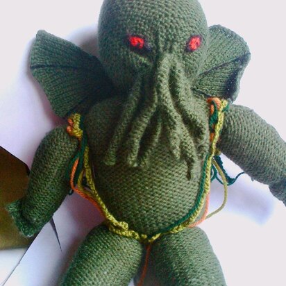 Cthulhu Cymraeg - knitting pattern