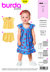 Burda Style Toddler's Blouse and Dress B9338 - Paper Pattern, Size 6M-3