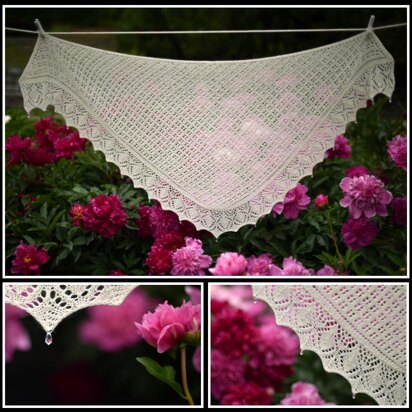 Teardrop Bridal Shawl