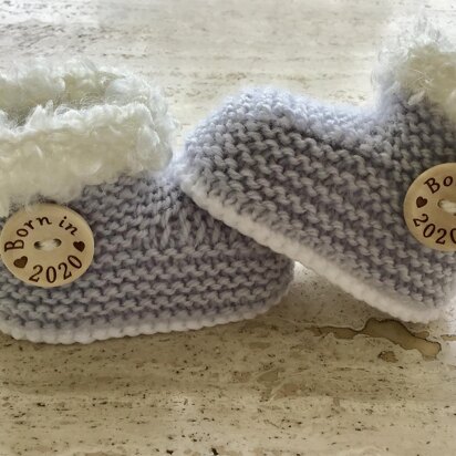 Baby Boy Grey Booties