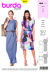 Burda Style Women's Sleeveless Dresses B6414 - Paper Pattern, Size 8-18