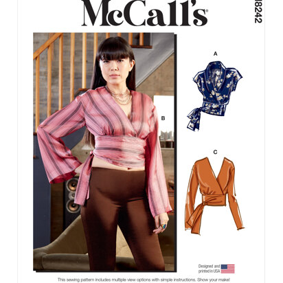 McCall's Pattern M8182 Misses' Tops