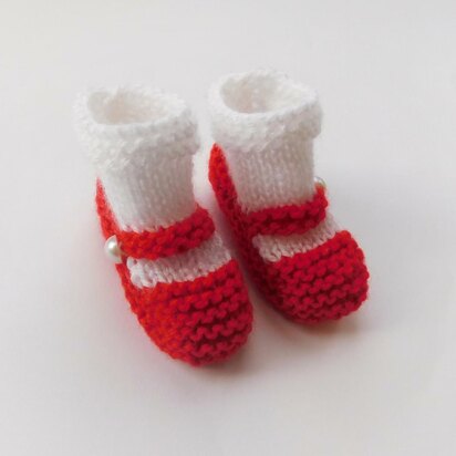 VELMA ~ Baby Mary Jane Shoe Booties