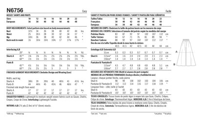 New Look Misses' Shorts and Pants N6756 - Paper Pattern, Size A (10-12-14-16-18-20-22)