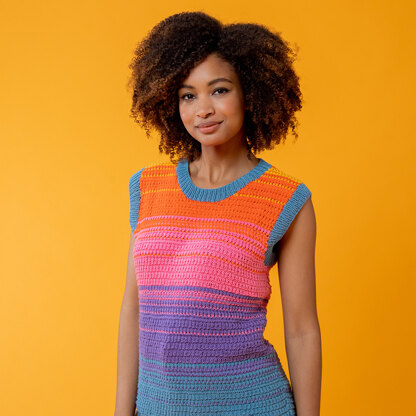 Paintbox Yarns Good Vibes Vest PDF (Free)