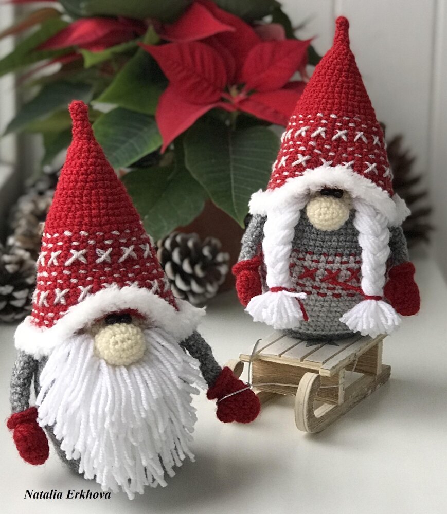Christmas Gnomes Crochet Kit