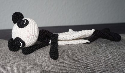 Amigurumi Häkelanleitung Schnuffeltuch Panda