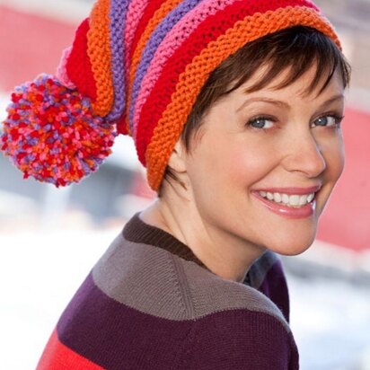 Romancing the Hat in Red Heart With Love Solids - LW2987