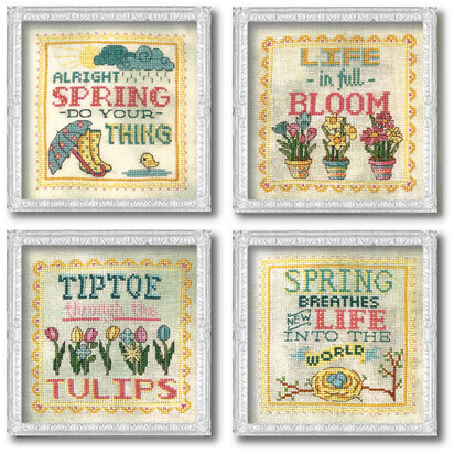 Tiny Modernist Spring Signs - Leaflet