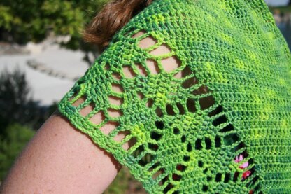 Spring Leaf Shawlette