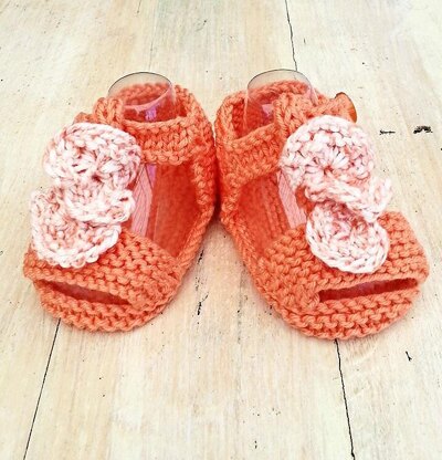 Ruffle Top Baby Sandals