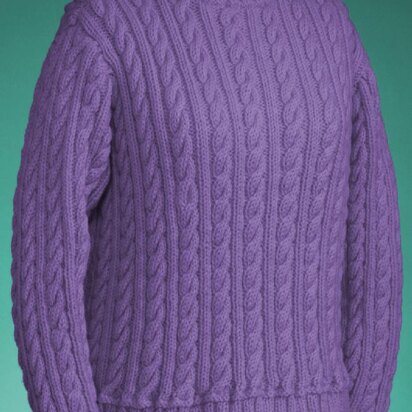 Vermont Fiber Designs 119 Cable and Rib Turtleneck PDF