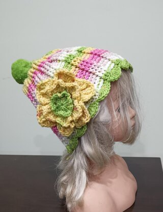 Vintage Look Flower Girl Hat