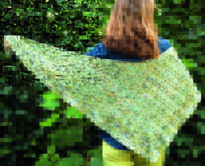 Prospect Park Shawl in Malabrigo Worsted - PDF