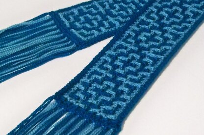 Crochet Mosaic Scarf