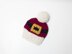 Santa Belt Christmas Hat Baby Children Women Chunky Pompom