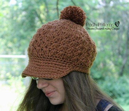 Slouchy Newsboy Hat Pattern 122