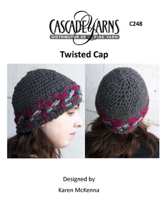 Twisted Cap in Cascade Yarns - C248 - Downloadable PDF