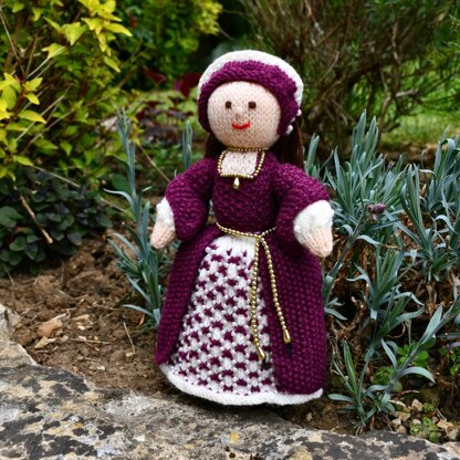 Catherine - A Tudor Doll Knitting Pattern - Toy Knitting Pattern