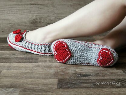 Valentine slippers