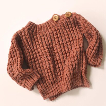 Weekend Waffle Sweater Baby-5T