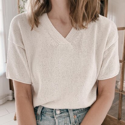Moon Set Tee - knitting pattern