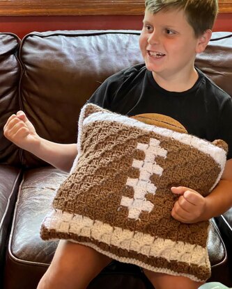 I Love Football Pillow