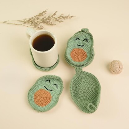 Avocado Coaster Set