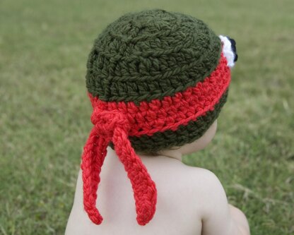 Crochet Pattern TMNT Inspired Hat 