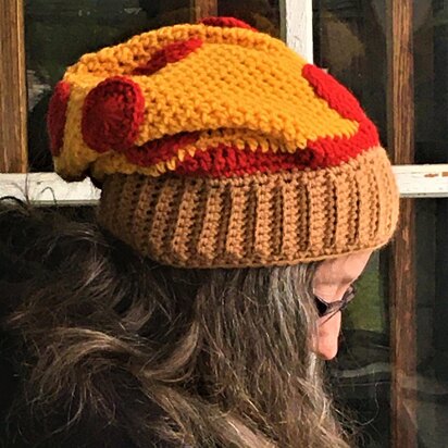 Pizza Slouchy Hat